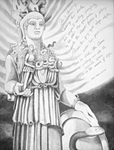 Goddess Athena Drawing